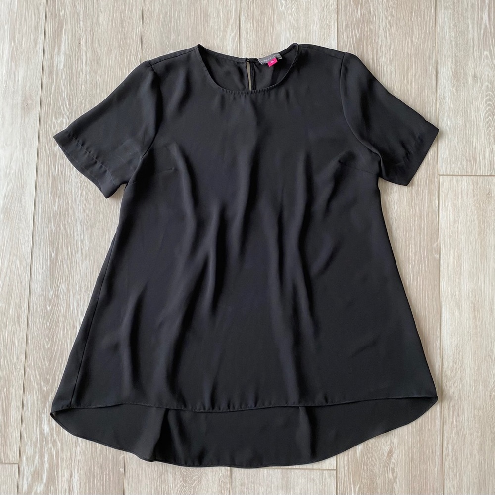 Vince Camuto Dressy Long Silky Tee